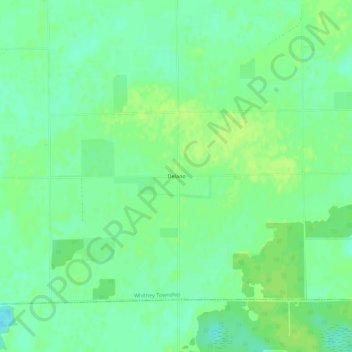 Delano topographic map, elevation, terrain