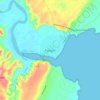 Pangani topographic map, elevation, terrain