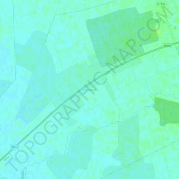 Decebal topographic map, elevation, terrain