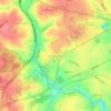 Pilgrim Gardens topographic map, elevation, terrain