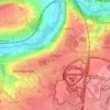 Chessy topographic map, elevation, terrain