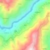Sacre topographic map, elevation, terrain