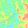 Aragón topographic map, elevation, terrain