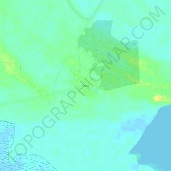 Kew topographic map, elevation, terrain