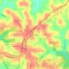 Oaks Heights topographic map, elevation, terrain