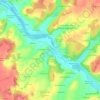 Le Bourg topographic map, elevation, terrain