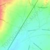 Le Queyras topographic map, elevation, terrain