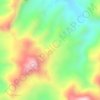 Alto El Roble topographic map, elevation, terrain