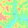 Hongqiyingzi topographic map, elevation, terrain