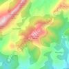 Pico Moro topographic map, elevation, terrain