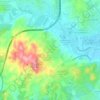 Cerros del Águila topographic map, elevation, terrain
