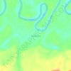 Pauini topographic map, elevation, terrain