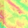 Greeley Hill topographic map, elevation, terrain