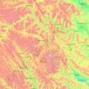 久治县 topographic map, elevation, terrain