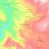 Vilcas Huaman topographic map, elevation, terrain