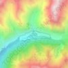 Valsenestre en Valjouffrey topographic map, elevation, terrain