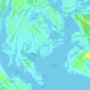 Swifts Beach topographic map, elevation, terrain