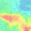 Kermabon topographic map, elevation, terrain