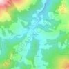 Puente Pumar topographic map, elevation, terrain
