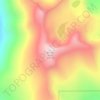 Roman Nose topographic map, elevation, terrain