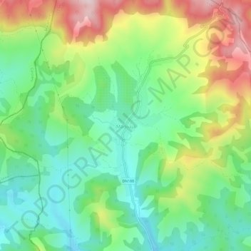 Măgoaja topographic map, elevation, terrain