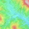 Les Dépôts topographic map, elevation, terrain
