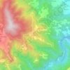 Croce-Stazzana topographic map, elevation, terrain