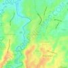 Bantargebang topographic map, elevation, terrain