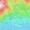 Jochberg topographic map, elevation, terrain