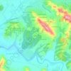 Lamuç (Sharrë) topographic map, elevation, terrain