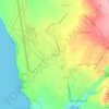 Aeroporto topographic map, elevation, terrain