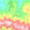 Jackson Lake topographic map, elevation, terrain