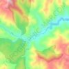 Calcena topographic map, elevation, terrain