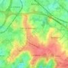 L'Argilière topographic map, elevation, terrain