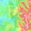 Bemposta topographic map, elevation, terrain