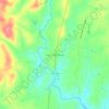 Aumans Crossroads topographic map, elevation, terrain