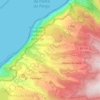 Chã do Curral topographic map, elevation, terrain