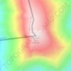 Cerro El Toro topographic map, elevation, terrain