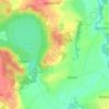 Perlino-Wybudowa topographic map, elevation, terrain