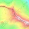 Aiguille Percée topographic map, elevation, terrain