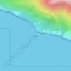 Beluga Point topographic map, elevation, terrain