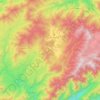 Ziro topographic map, elevation, terrain