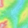 Le Buet topographic map, elevation, terrain