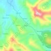 Xocotitla topographic map, elevation, terrain