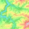 Hinterfultigen topographic map, elevation, terrain