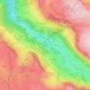 Pons topographic map, elevation, terrain