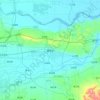 偃师区 topographic map, elevation, terrain