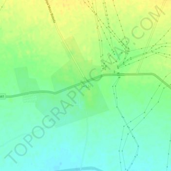 Bidada topographic map, elevation, terrain