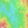 Carara topographic map, elevation, terrain