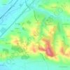 Gamarre topographic map, elevation, terrain